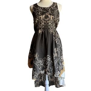 FREE PEOPLE | Russian Plate High/Low Lace Split Open Back Dress - Extra Small